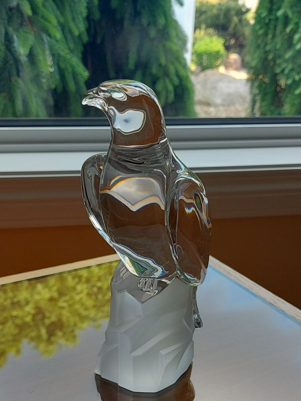 German Bleikristall 24% Lead Crystal "Freedom Eagle"
